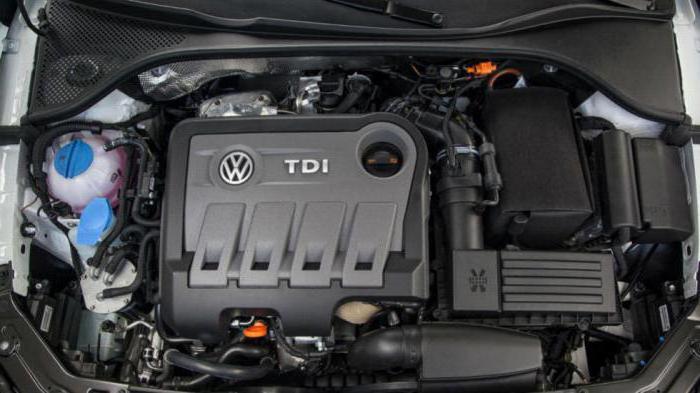 arbejdstemperatur på dieselmotor Volkswagen